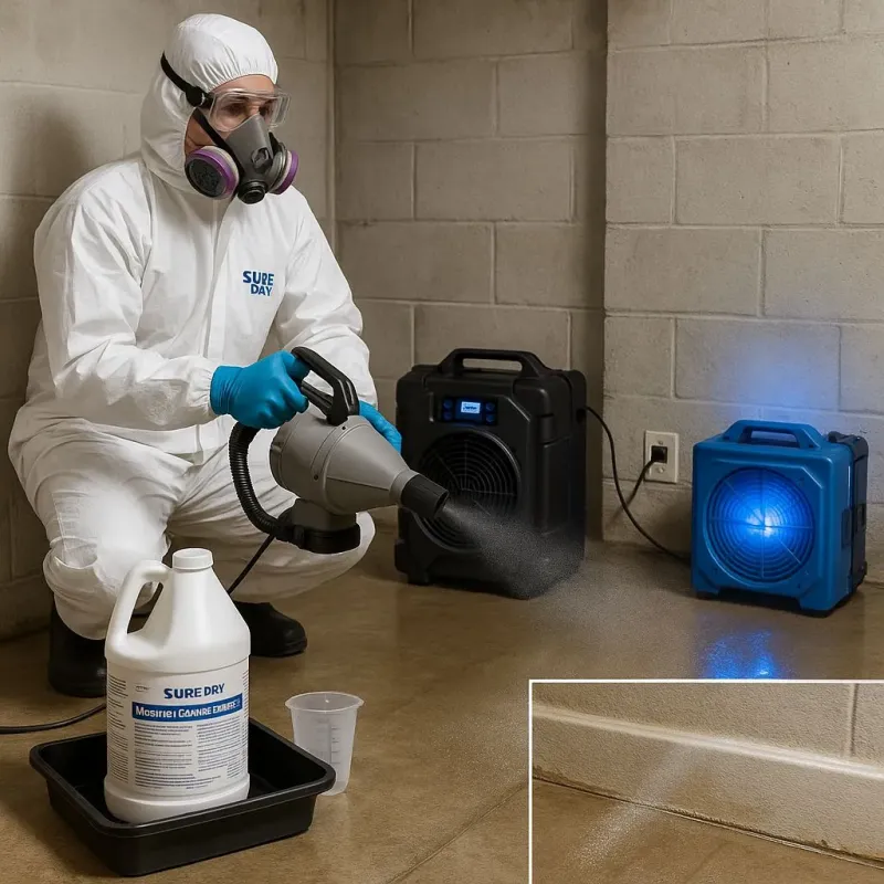 Sanitization and Odor Removal process in Midland, WA